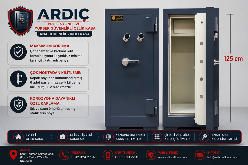 Ardıç Çelik Kasa | Ankara Çelik Kasa Sistemleri